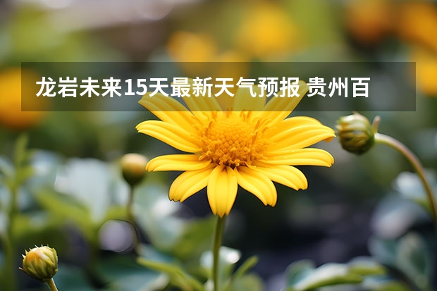 龙岩未来15天最新天气预报 贵州百里杜鹃天气15天查询